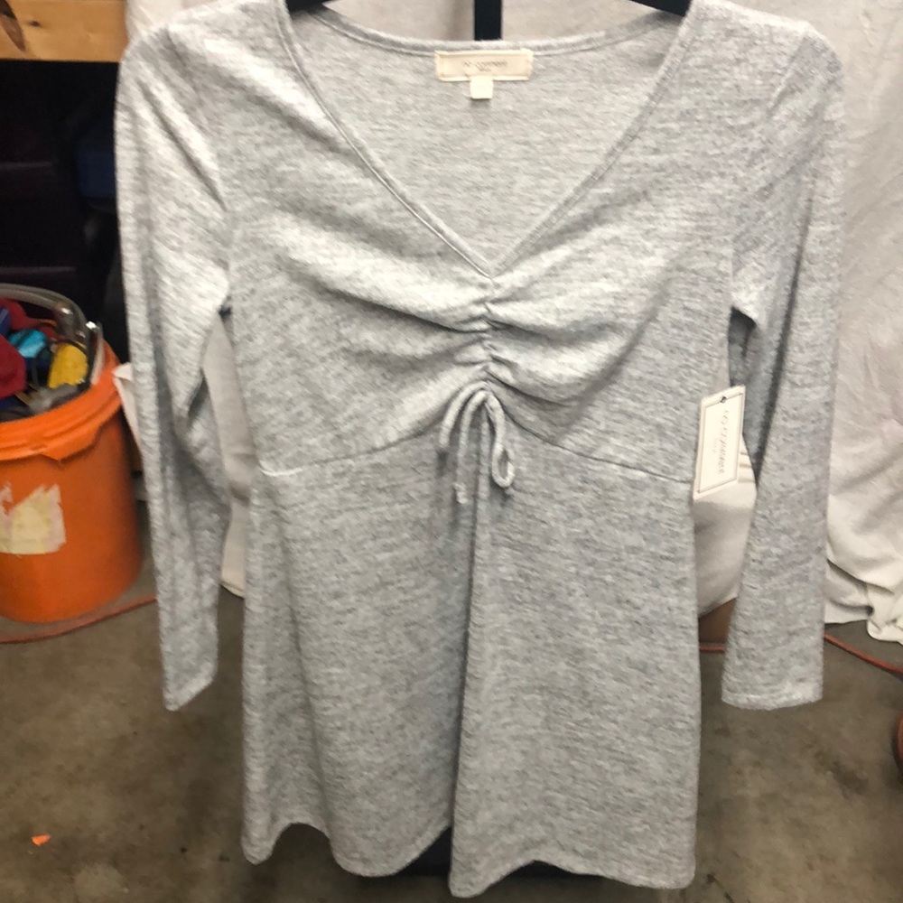 No comment dress grey size large